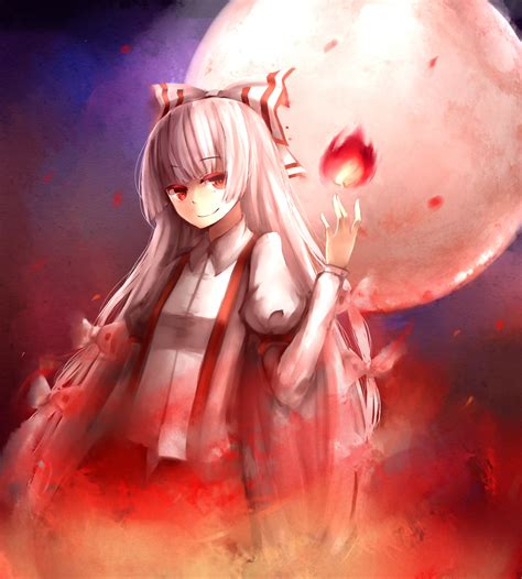 Fujiwara No Mokou Touhou Image Zerochan Anime Image Board