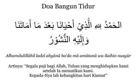 Doa Bangun Tidu LAZ RYDHA Rumah Yatim Dhuafa Rydha