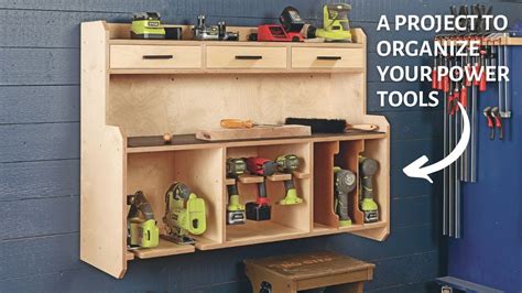 A Shop Organizer For Your Power Tools Youtube