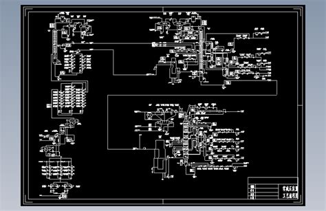 常减压装置工艺流程图cadautocad 2010模型图纸下载 懒石网