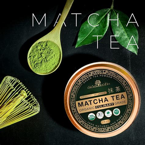 Golden Herbs Té matcha japonés superior orgánico Té verde matcha sin