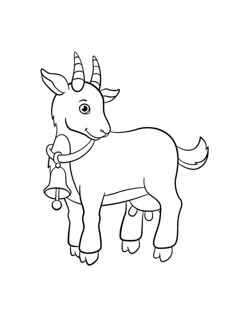 Раскраски Коза | Monster coloring pages, Unicorn coloring pages ...