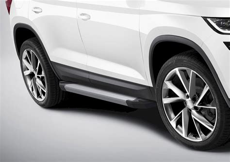 Basic Aluminium Trittbretter Seitenschweller mit ABE für Skoda Kodiaq