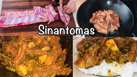 HOW TO COOK SINANTOMAS PORK RIBS RECIPE LUTONG PINOY YouTube