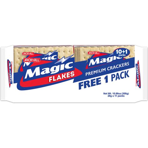 Jack N Jill Magic Flakes Premium Crackers 28g 10s Biscuits