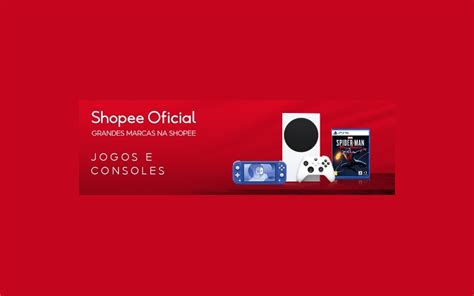 Shopee cria página de jogos e consoles apenas Produtos de lojas