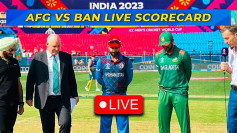 Bangladesh Vs Afghanistan Highlights World Cup 2023 Ban Beat Afg By