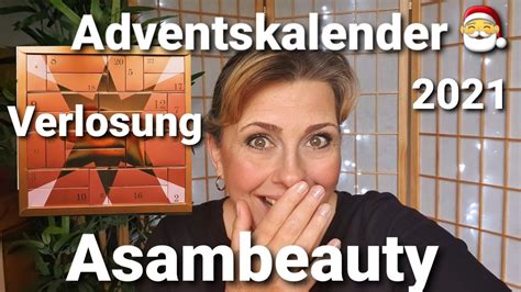 Asambeauty Adventskalender 2021 Kosmetik Verlosung YouTube