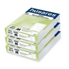 Resma Husares Hojas A Microperforadas En Tres Partes X Hojas