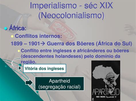 PPT Imperialismo séc XIX Neocolonialismo PowerPoint