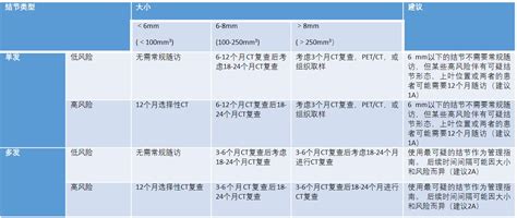 Fleischner成人偶然发现的实性肺结节管理指南