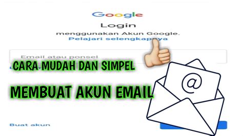 Cara Mudah Membuat Akun E MAIL Di ANDROID YouTube