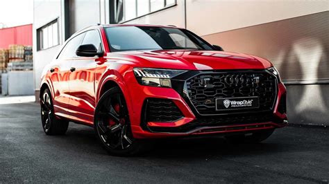 Audi RS Q8 Blood Red Wrap WrapStyle