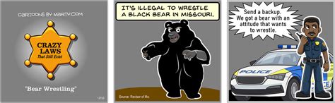 Crazy Laws - Bear Wrestling by CartoonsbyMarty on DeviantArt