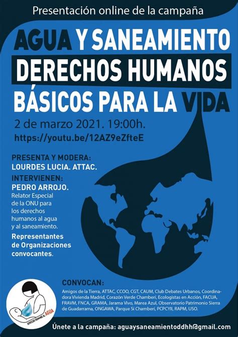 Arranca La Campaña “agua Y Saneamiento Derechos Humanos Básicos Para