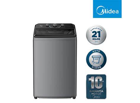 Ripley LAVADORA SUPERIOR MIDEA 21K MA500W210 G GRIS