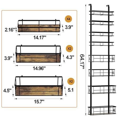 Highpro 8 Tier Over The Door Pantry Organizer Pantry Organization And