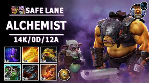 Alchemist Safe Lane Carry 7 32d Pos 1 Alche Play Dota 2 Immortal