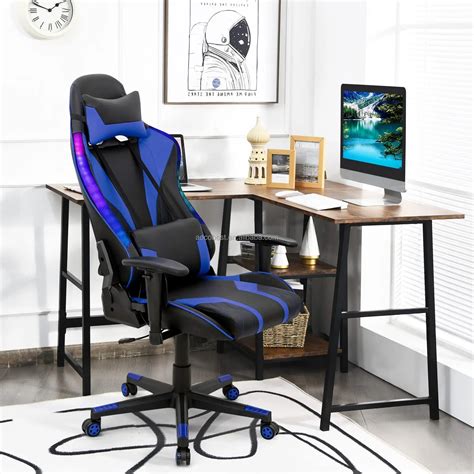 Racing Gamer Oyuncu Koltugu Gaming Chair Rgb Free Sample Reclining