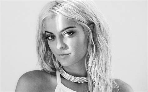 Bebe Rexha Monochrome Beauty American Singer Superstars