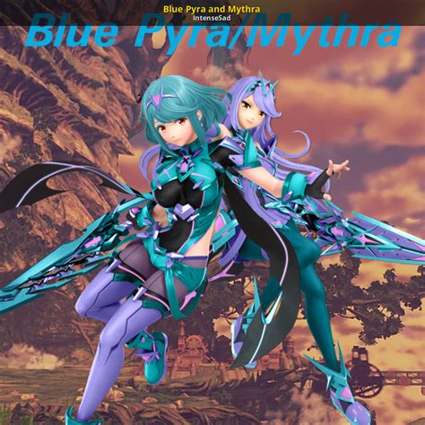 Blue Pyra And Mythra Super Smash Bros Ultimate Mods