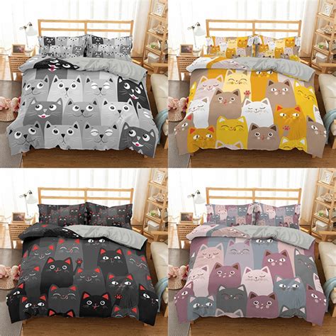 Cat Queen Size Bedding - Hanaposy