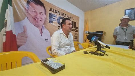 Prd Mantendr Su Registro En Tabasco Asegura Juan Manuel F Cil P Rez