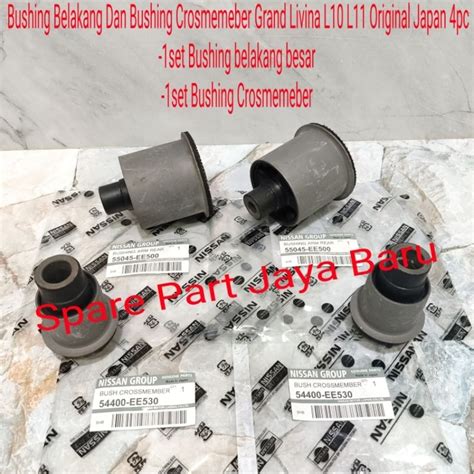 Jual Bushing Cross Member Dan Bushing Belakang Grand Livina L11 L10 4pc