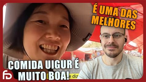 CHINESA PROVANDO COMIDAS DE RUA YouTube