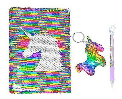 Diario De Lentejuelas De Unicornio Cuaderno De Lentejue Cuotas Sin