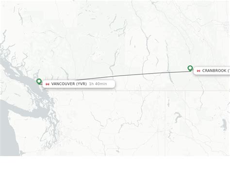 Direct (non-stop) flights from Cranbrook to Vancouver - schedules ...