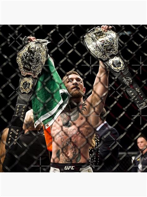 Conor Mcgregor Ufc Double Champion The Notorious Poster For Sale By