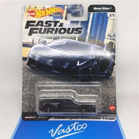 Promo Hot Wheels Fast Furious Euro Lamborghini Aventador Coupe