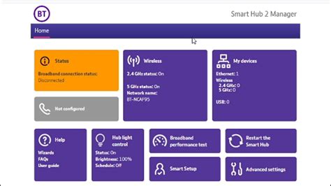 Web Admin Interface Of The BT Smart Hub (BT Home Hub 6) How, 56% OFF