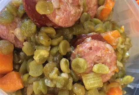 Recette Saucisse Fum E Aux Pois Cass S Avec Cookeo Sur La Cuisine De