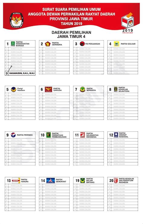Detail Contoh Surat Suara Dprd Provinsi Koleksi Nomer 32