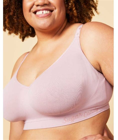 Sugar Candy Fuller Bust Seamless F Hh Cup Wire Free Lounge Bra Pink