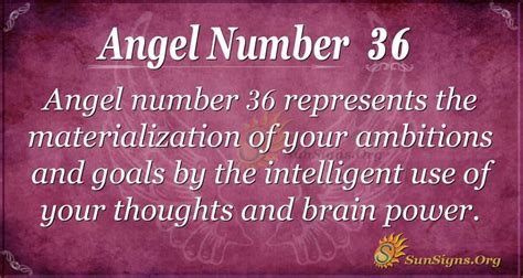 Angel Number 36 Meaning Focusing On Your Spirituality Sunsignsorg