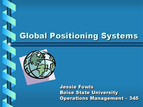 Global Positioning Systems Gps Word