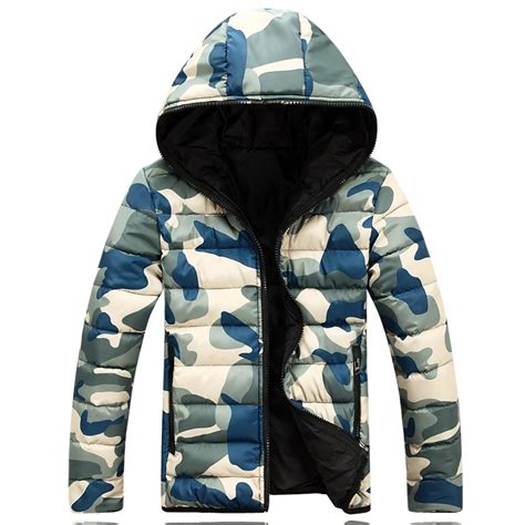 Winter Men Jacket Brand Casual Warmth Camouflage Mens Jackets And Coats