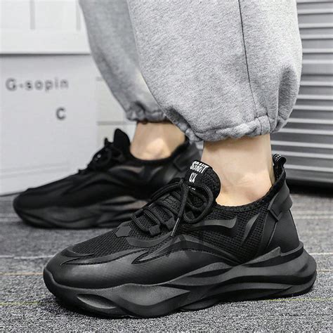 2024 New Spring Korean Style Trendy Men S Shoes Low Cut Sports Casual Shoes For Men With Thick