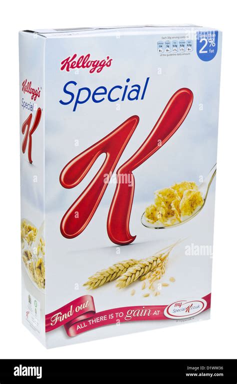 Box Of Kelloggs Special K Breakfast Cereal Stock Photo Alamy