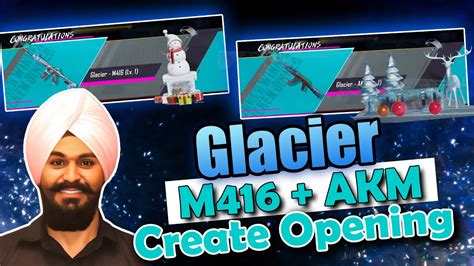 M Akm Glacier Crate Opening In Bgmi Badmangs Bgmi