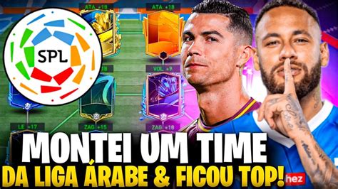 TOPMONTEI UM TIME JOGADORES DA LIGA ÁRABE NO FIFA 23 MOBILE