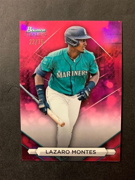 Lazaro Montes Bowman Sterling Magenta Refractor Bsp Ebay