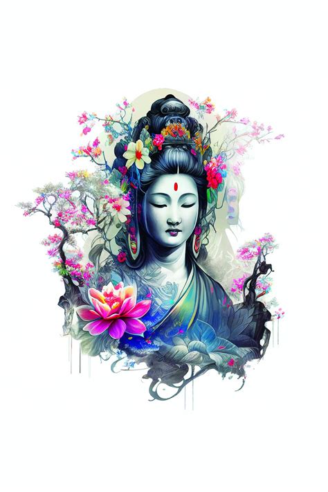 Quan Yin Wall Art Guan Yin Kwan Im Kuan Yin Goddess Of Compassion