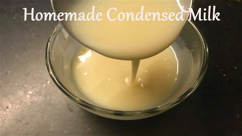 Homemade Condensed Milk Easy Condensed Milk Recipe At Home Youtube