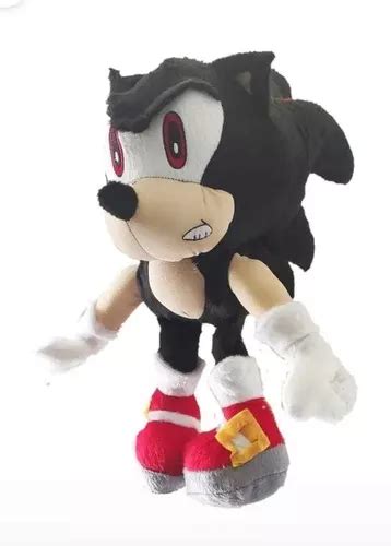 Muñeco de peluche Sonic Black 30 cm tamaño grande Sega MercadoLibre