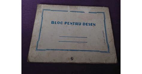 bloc de desen vechi schite desen tehnic din percomunistabloc de desen