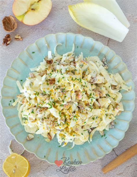 Witlofsalade Met Appel En Walnoot Keukenliefde